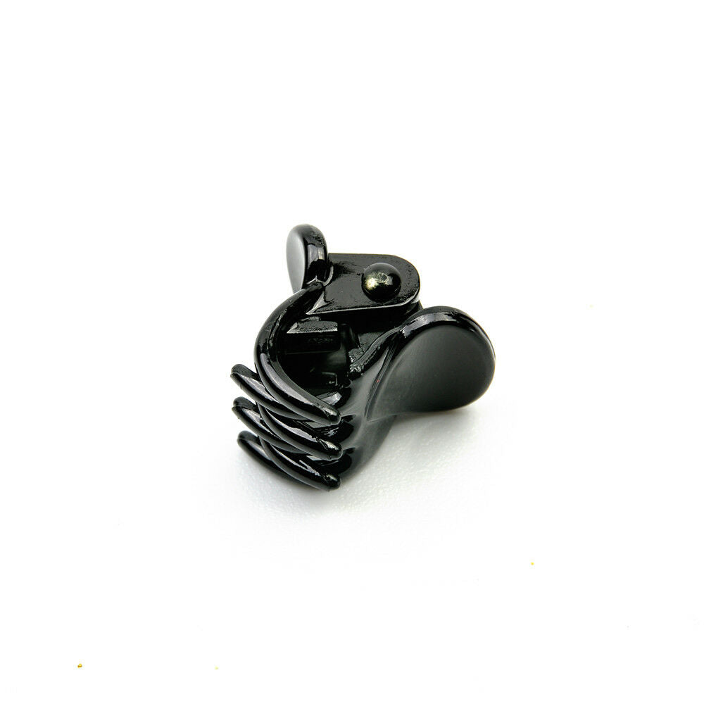12PCS Black Plastic Mini Hairpin 6 Claws Hair Clip Clamp Accessories For Ladies