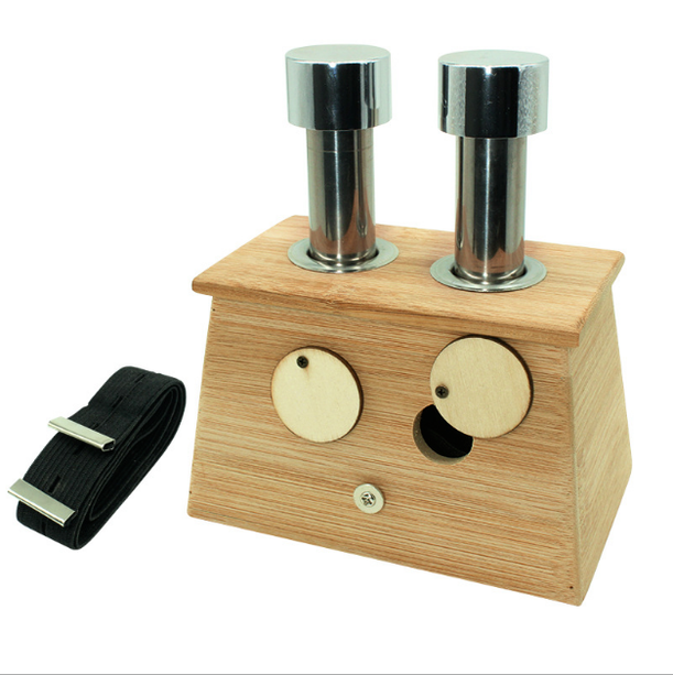 New High Quality Moxa Roll Burner Box With Double Holder Bamboo Moxibustion Box