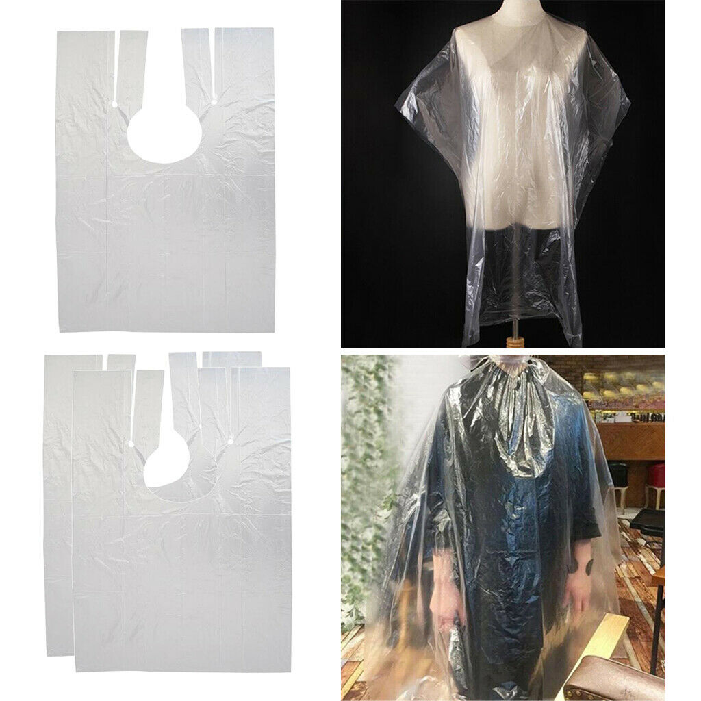 150 Pieces Disposable Hair Cutting Capes Salon Gowns Stylist Barber Apron