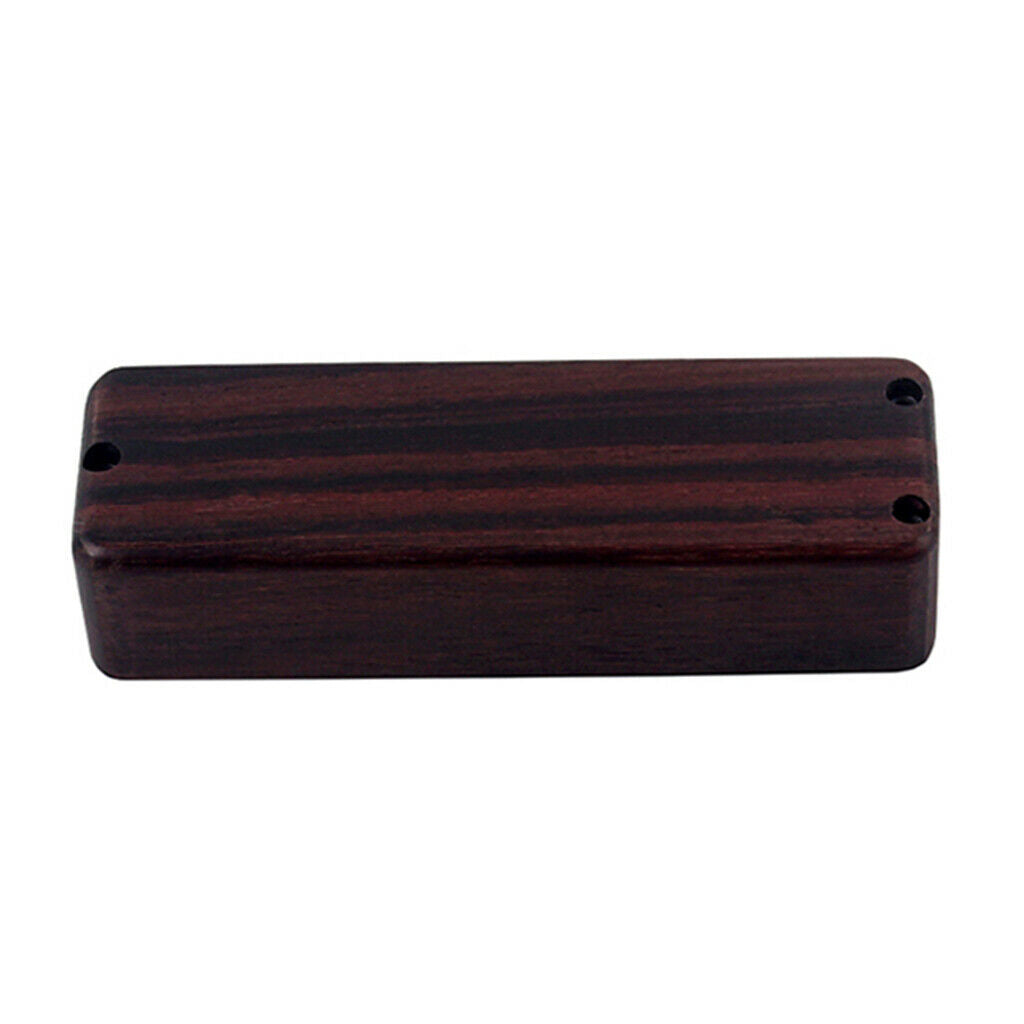 1x Rose Wood Guitar Soapbar Pickup Cover for 5 String Guitar Bass Parts