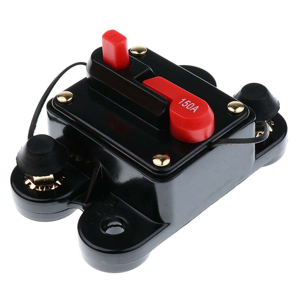 50A/150A/200A/250A Car Inline Manual Reset Circuit Breaker Fuse Power Protection