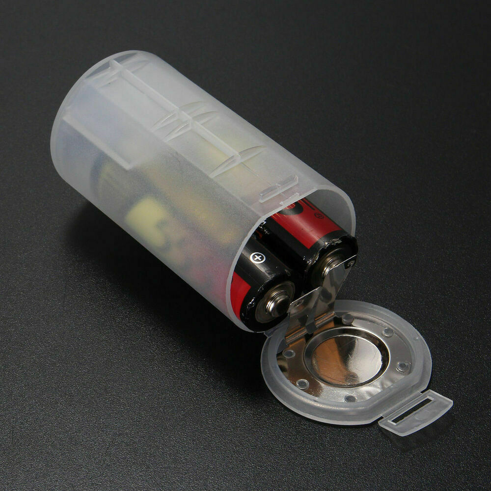 4pcs 2 AA to D Size Battery Adaptor Holder Switcher Case Box Converter Supplies