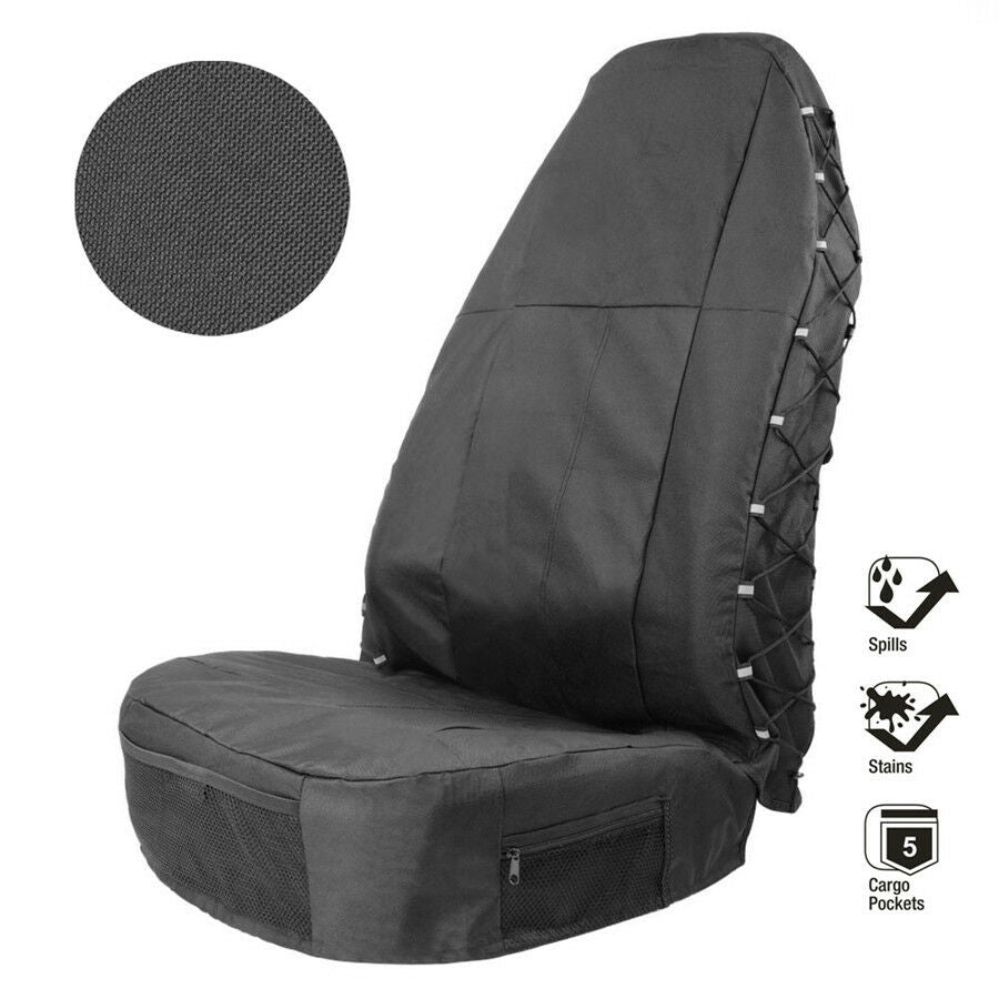 Oxford Cloth + PU Waterproof Car Full Seat Protect Cover for Crossover Sedans