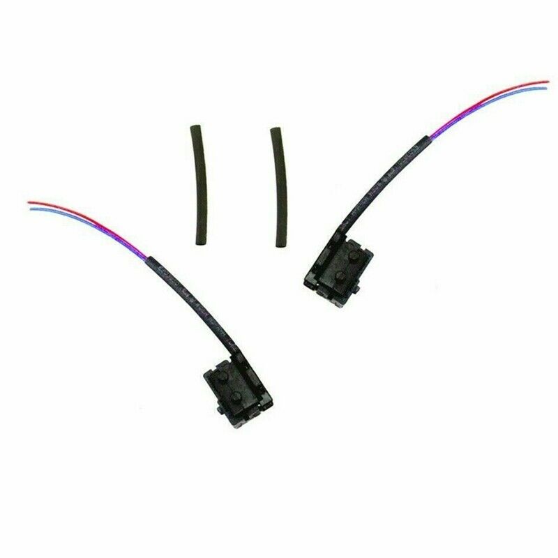 1Pair R&L Door Lock Mini Switch Wire Pipe Plug Car Door Lock Switch for PassatJ2