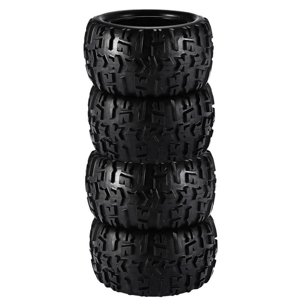 4x 1:8 RC Rock Crawler Car Tires Wheel for Louise E-MAXX HSP HPI Parts