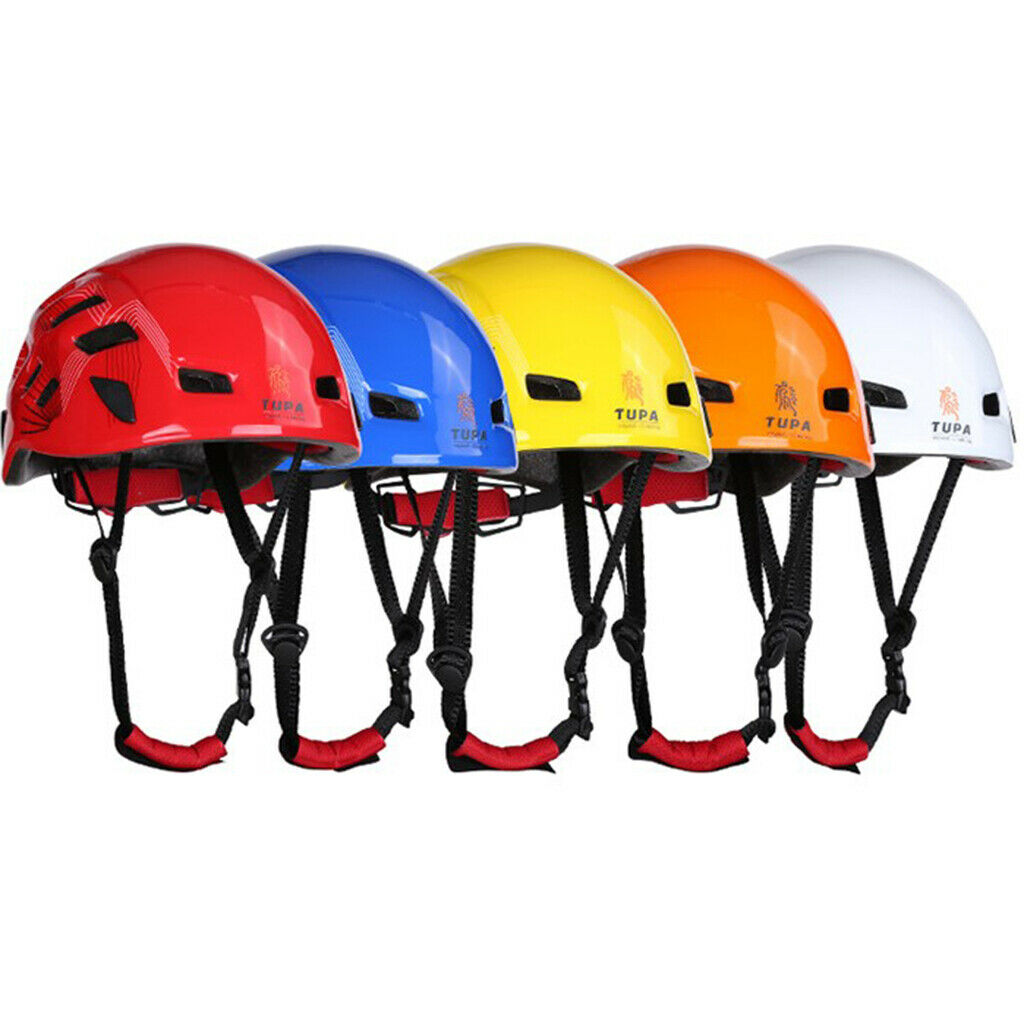 Adjustable Safety Hard Hat ABS Mountaineering Climbing Helmet Climbing White