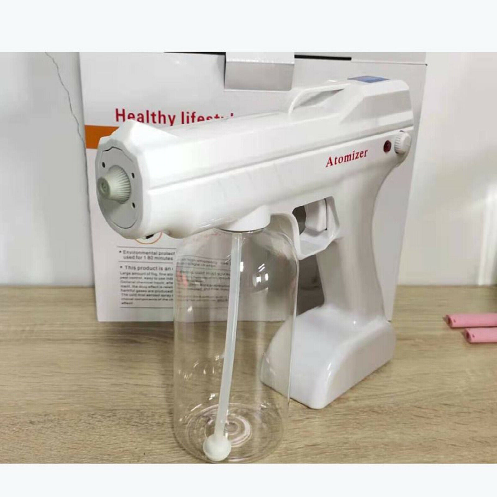 USB Rechargeable Nano Sanitizer Sprayer Disinfectant Fogger Gun Home Office