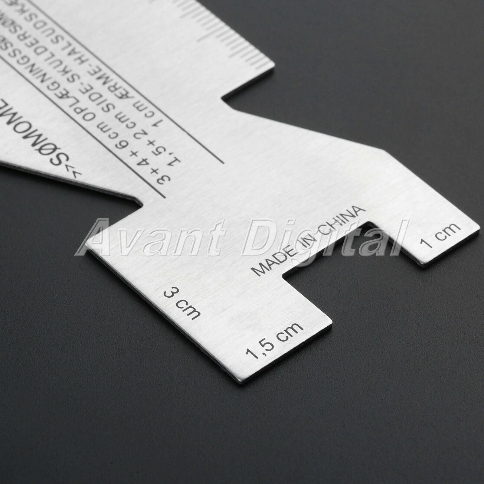 Metal One Side Sewing Gauge Rulers Measuring Tool for DIY Quilting Craft 1Pc