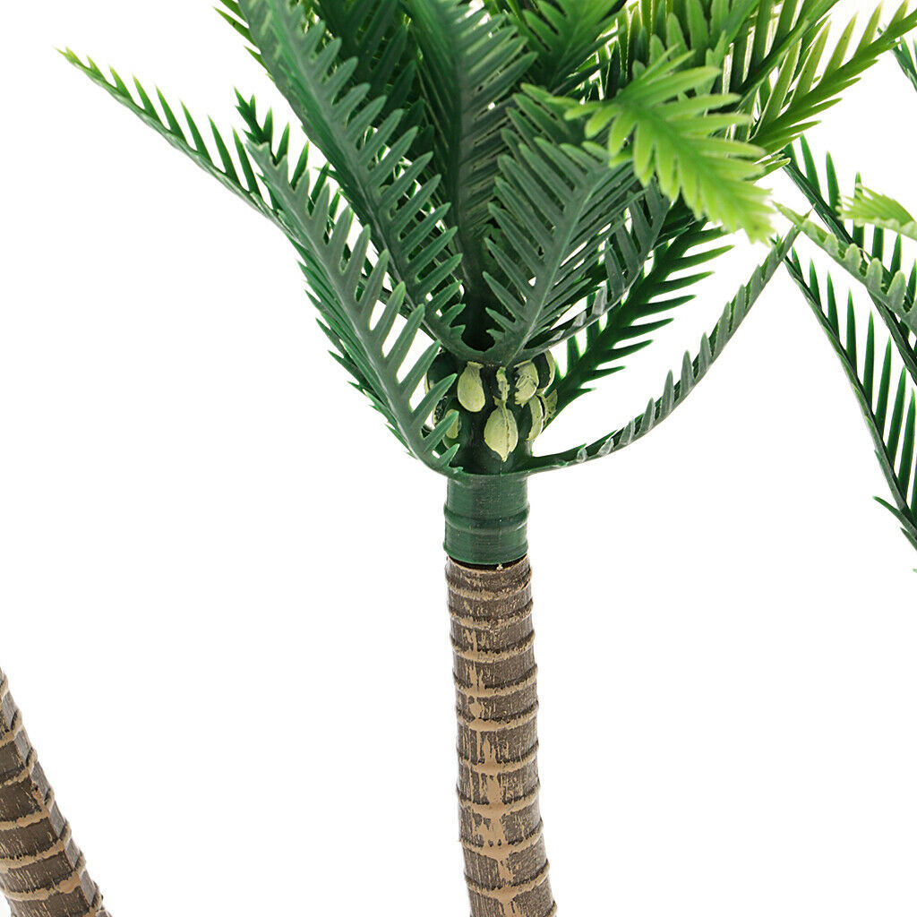 Mini Models Simulation Plastic Coconut Palm Tree Micro Landscape Accessory