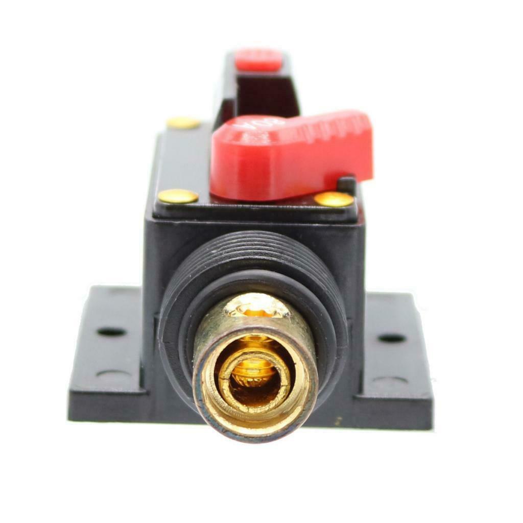 DC12V 24V 80AMP Car Audio Inline Circuit Breaker Fuse Manual Reset Switch