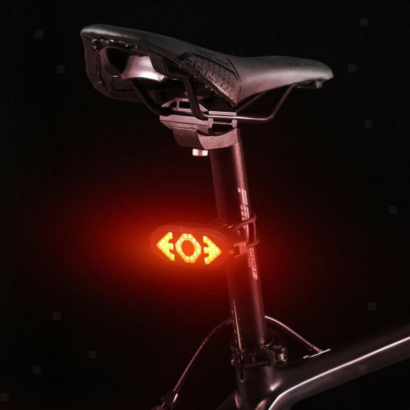Smart Bike Tail Light USB Rechargeable Rear Lights Cycling Warning Light