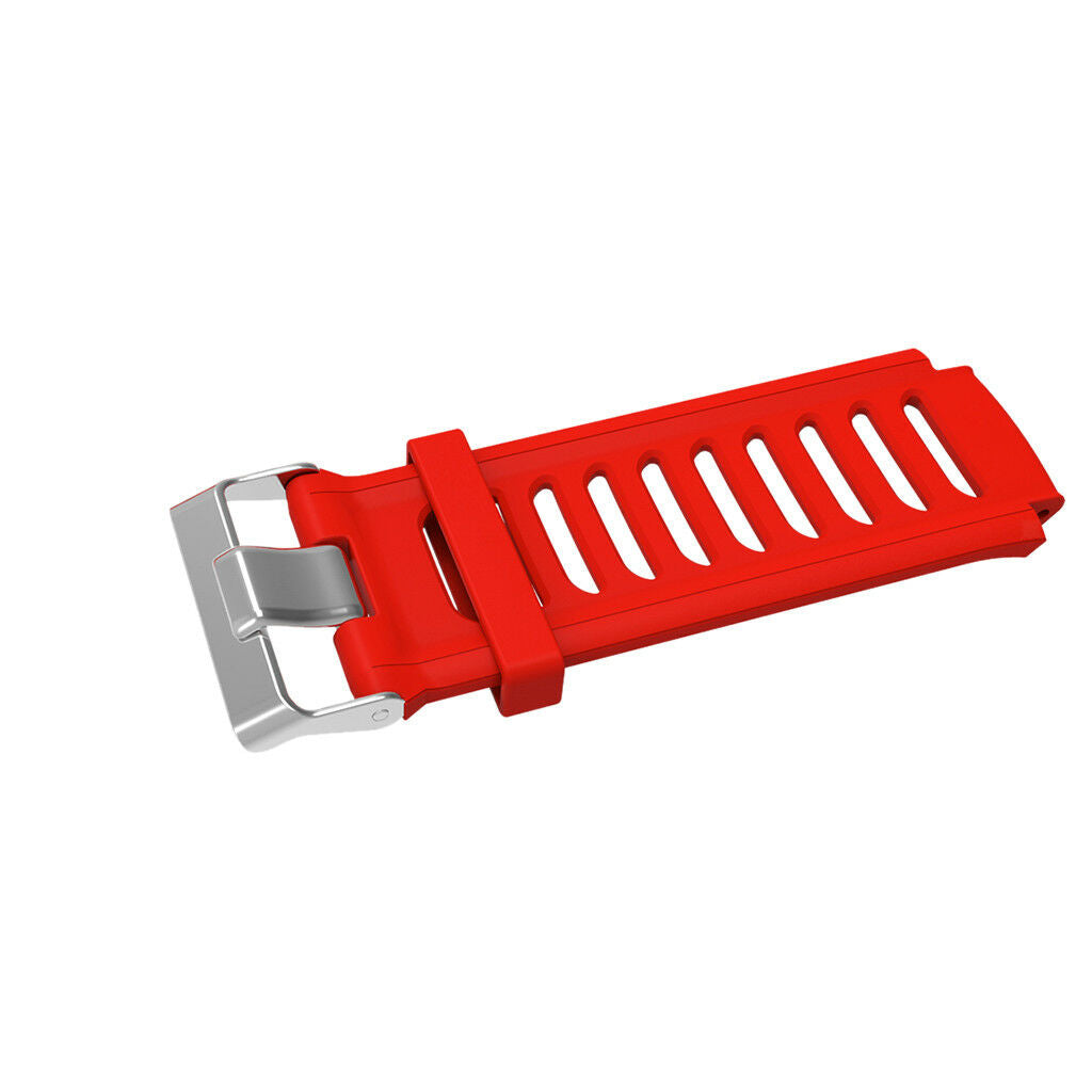 Sport Gel Replacement Band Strap Bracelet For   Forerunner 910XT Red