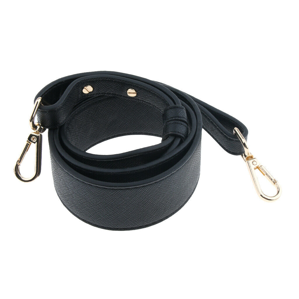 2x 4cm Wide Purse Strap Replacement Leather Crossbody Bag Strap Handbag Belt