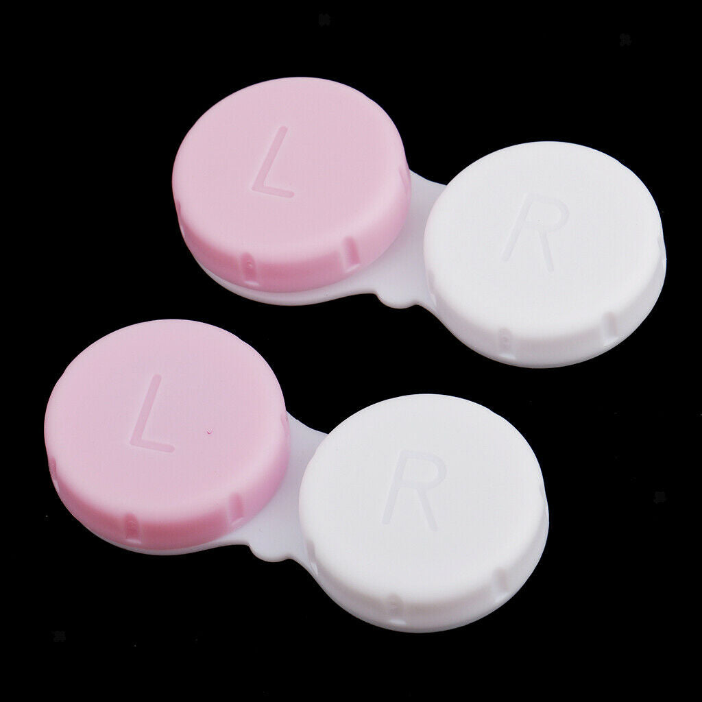 Pack of 20 Mini Contact Lens Cleaner Washer Cleaning Lenses Container Case for