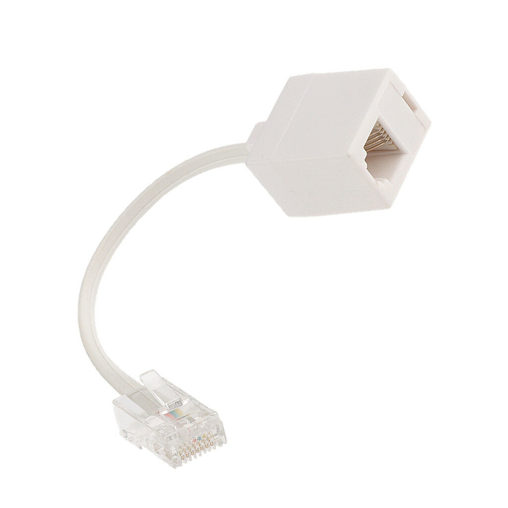 To RJ11 Telephone Line Cord Landline Extension Cable for Home Office