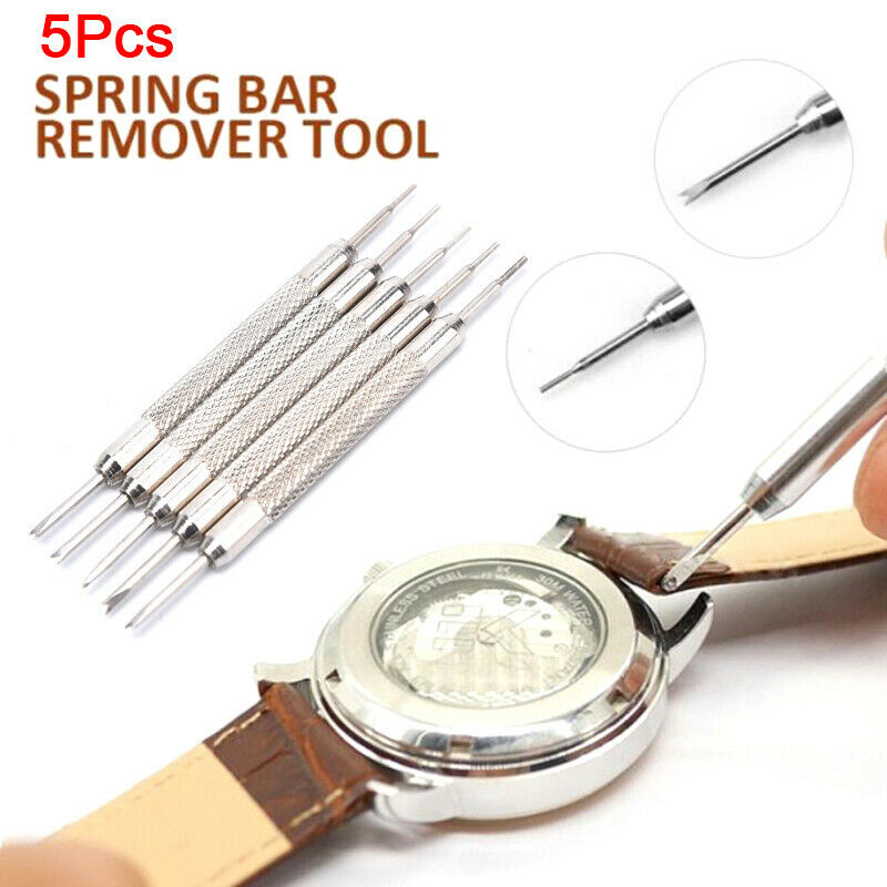Wrist Watch Band Repair Tool Kit Spring Bar Pins Link Remover Tools Acces.l8