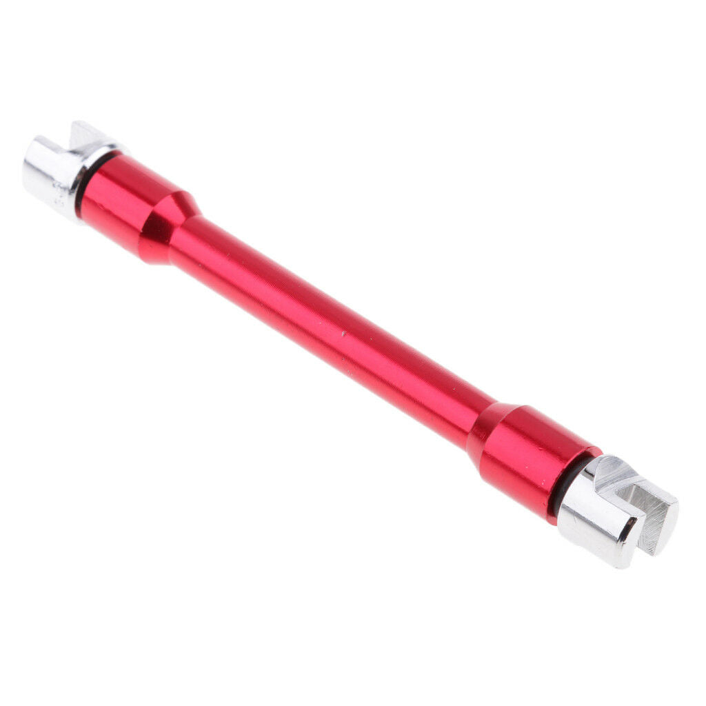 Motorcycle Motorbike Wheel Spoke Wrench Handle Tool Set 5.4-6.8mm (Red)