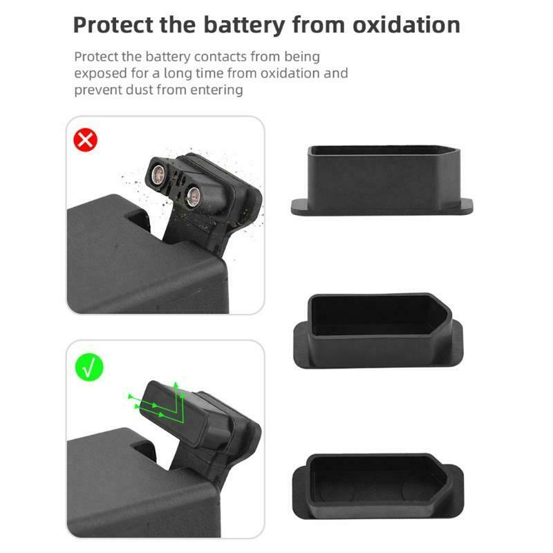 Body Contact Dust Plug Set, Battery Charging Port Protective Cover for FPV Drone