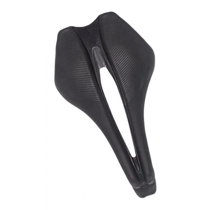 Bicycle Seat Cycling Hollow Saddle Pad Ultralight Soft Cushion Black stripe
