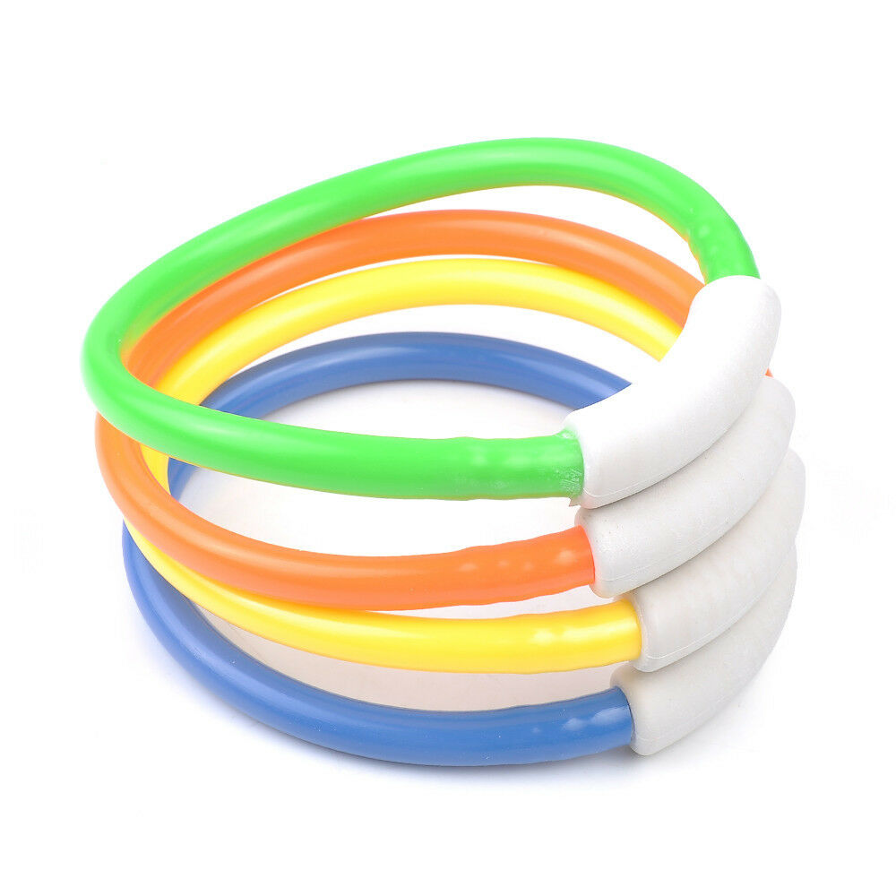 Children Underwater Diving Rings Water Play Toys Swimming Pool Accessory Random