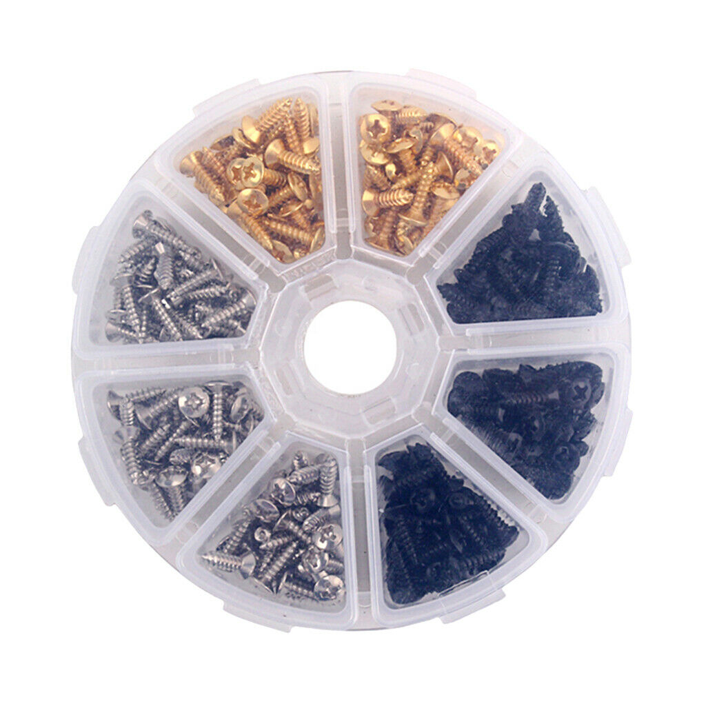 Set of 300 Guitar Bass Pickguard Screws for ST Electric Guitar DIY Parts