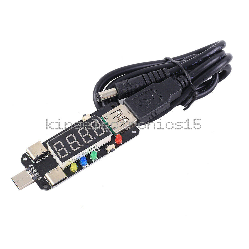 USB Charging Trigger Charger Voltmeter Ammeter PD2.0 PD3.0 Type-C for PD Charger