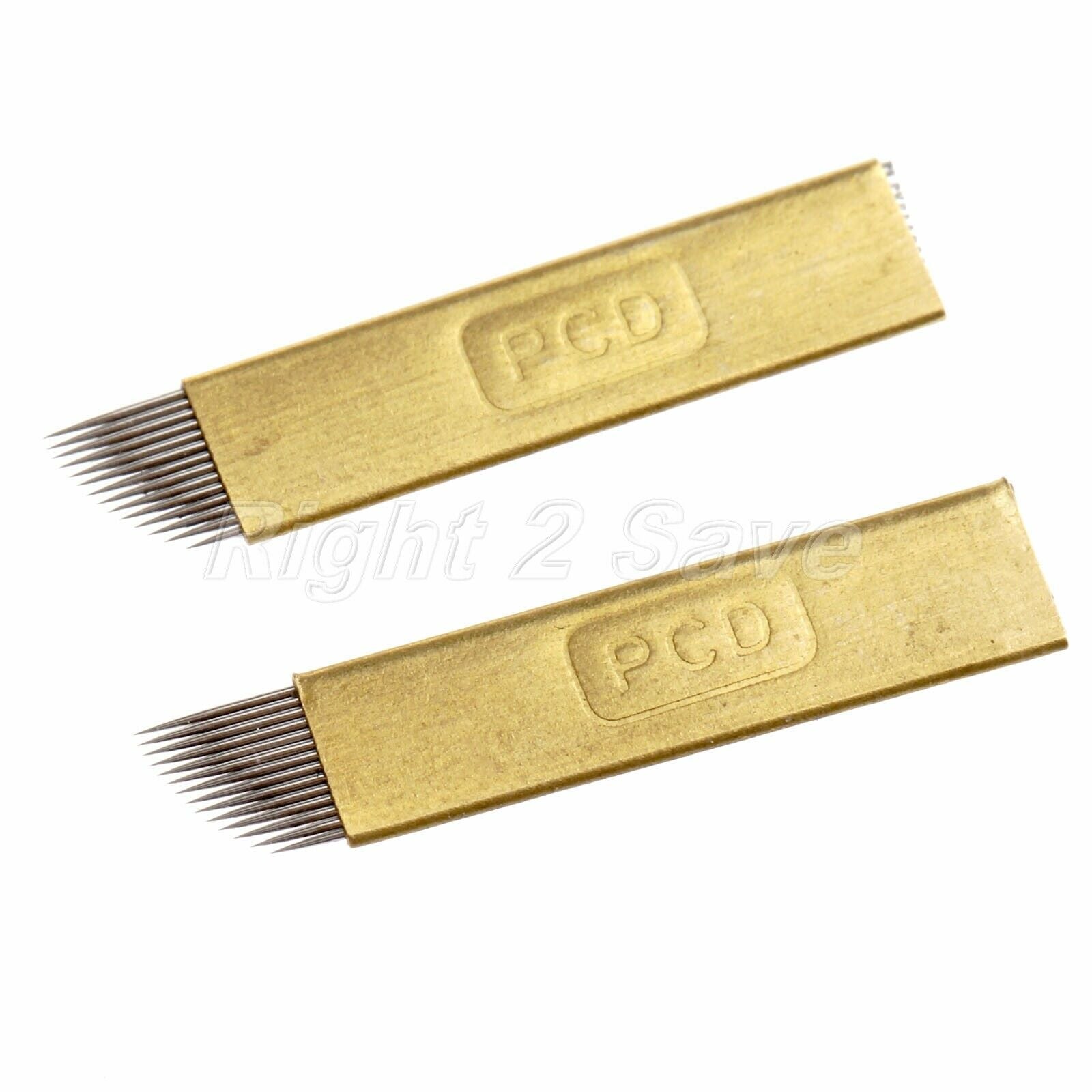 5Pcs 14 Pin Blades Permanent Makeup Eyebrow Tattoo Pen Tool Microblading Needle