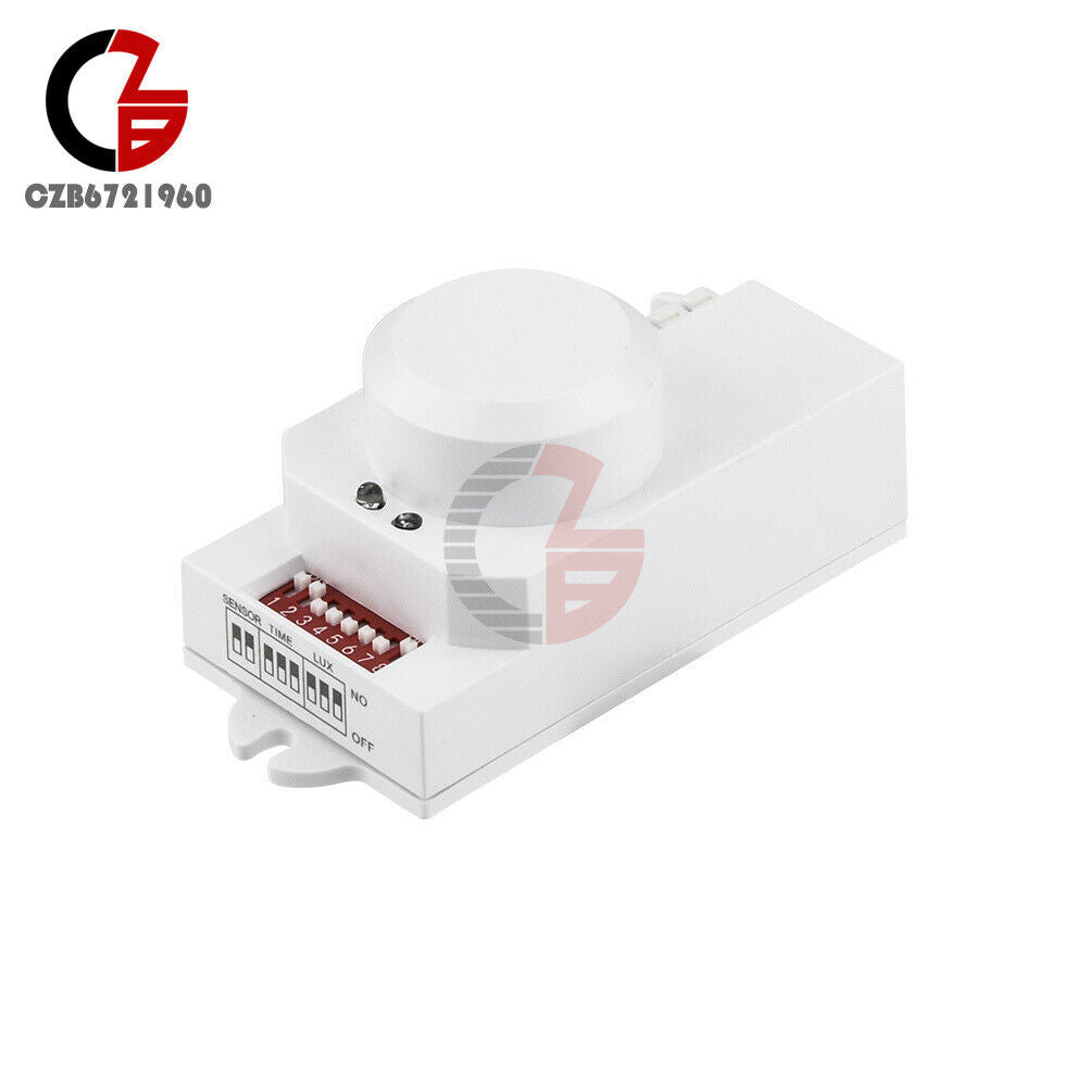 Microwave Human Body Sensor Switch 5.8ghz HF 220V LED 360 Degree Radar Motion