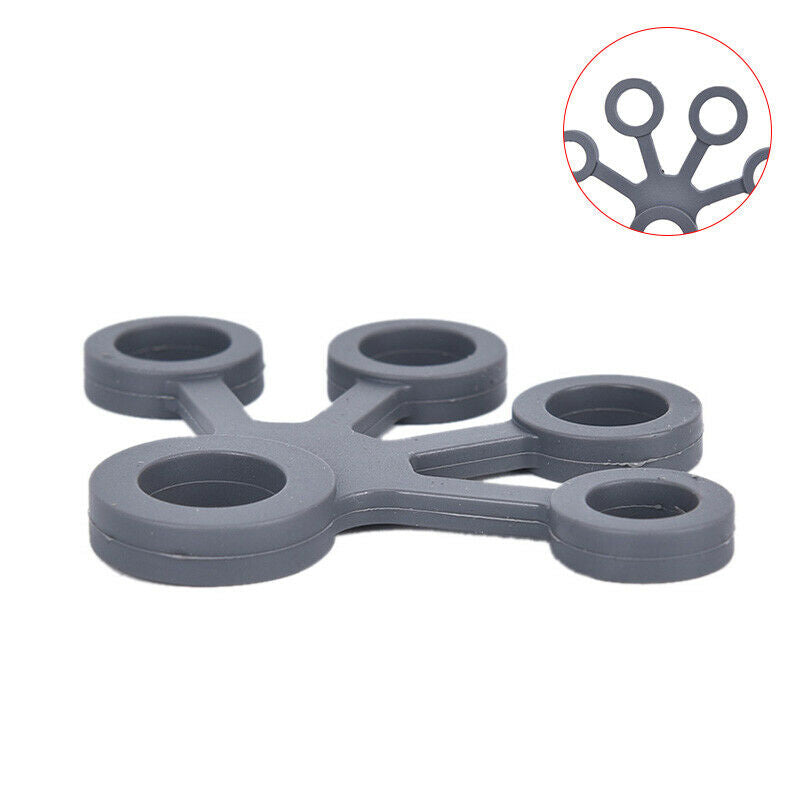 1pc Finger Hand Grip Silicone Ring Gripper Strengthener Exerciser Trainer Ban FG