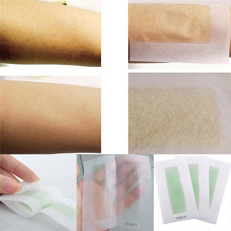 8PCS  Cold Wax Hair Removal Strips For Leg Body and Facial Hair Fashi.l8