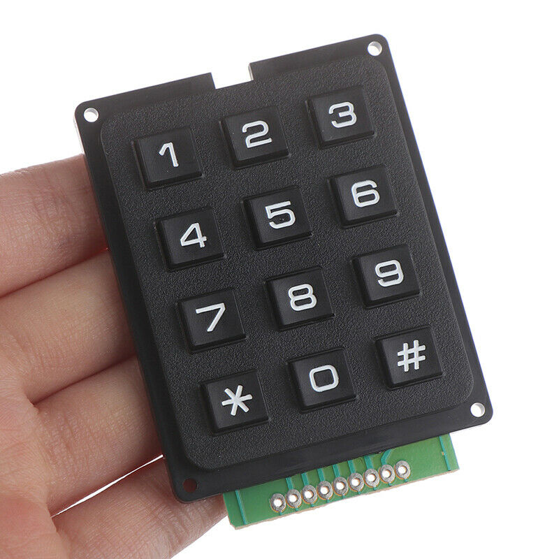 12Key Membrane Switch Keypad 3 x 4 Matrix Keyboard Module Membrane Switch Key SJ