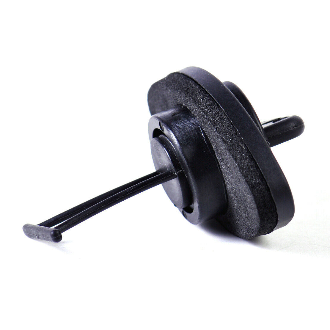 2pcs Black Durable Thread Drain Plugs + Screws fit for Kayak Canoe Small Boat as