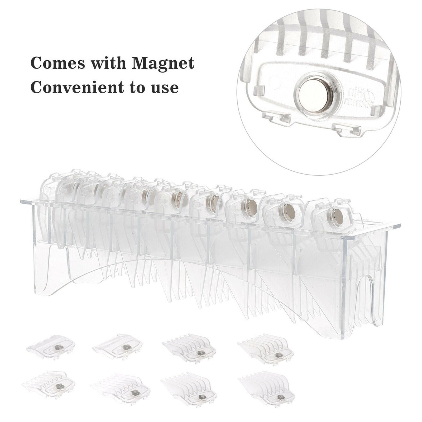 10x Clipper Guard Attachment Combs Portable Durable for Wahl Premium Home