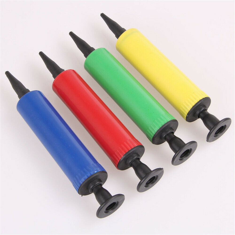 Mini Plastic Portable Hand Held Action Balloon Air Pump Fun Party Tool Random