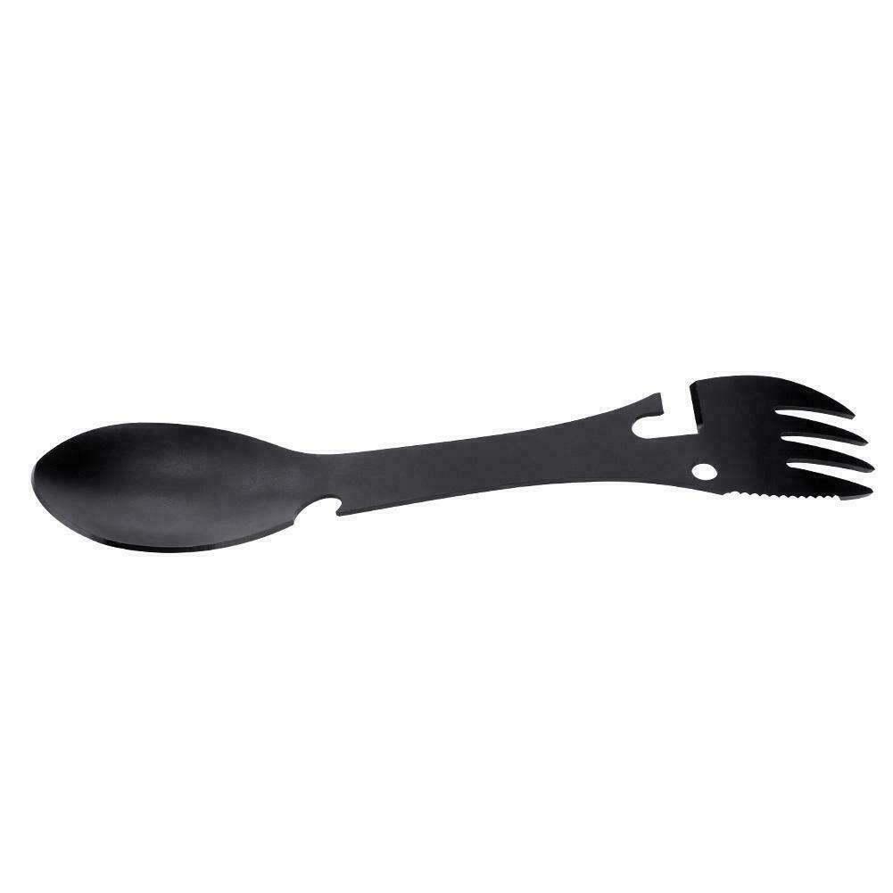 HOT Camping Multi-Tool Essential Eating Utensils Food Multi-function Mess Kit~