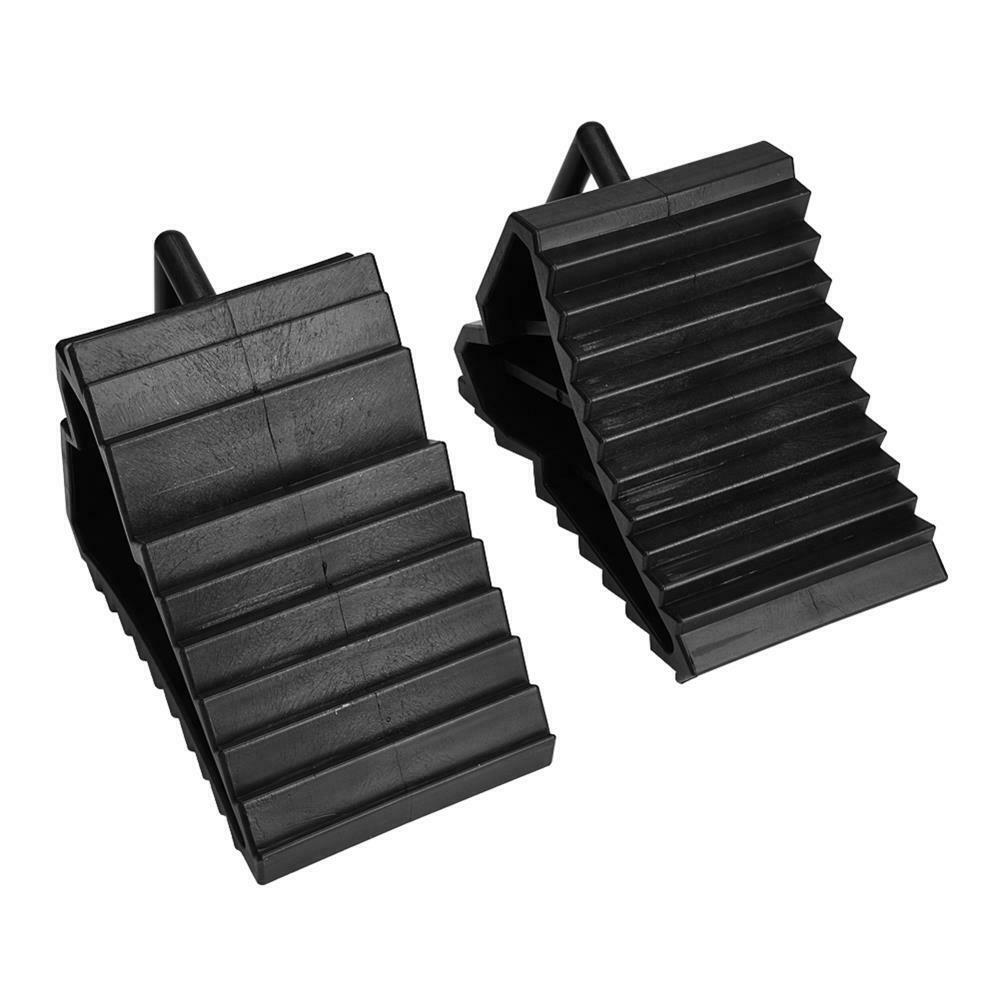 2Pc Car Anti-slip Block Tyre Slip Stopper Wheel Alignment Block Tire Support Pad
