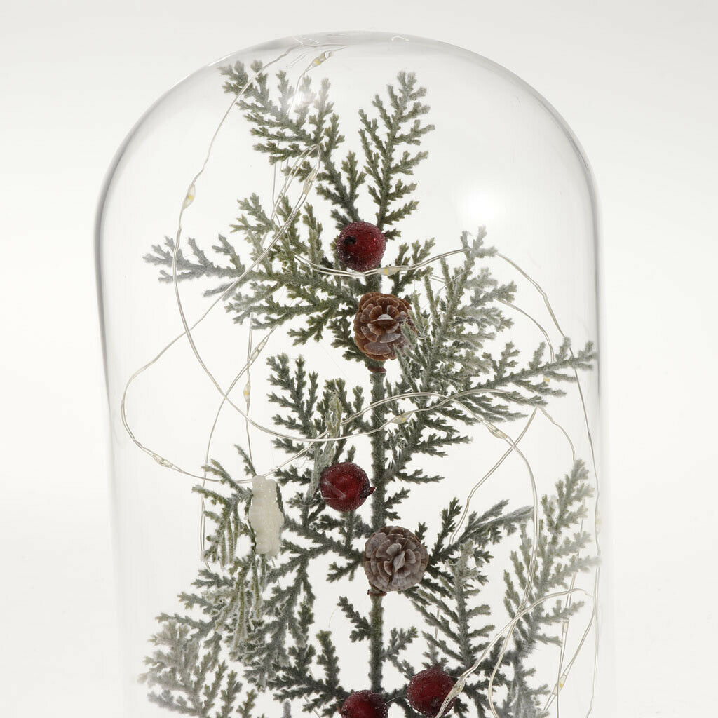 USB Glass Cover Led Micro Landscape Light, Christmas Gift Table Decoration