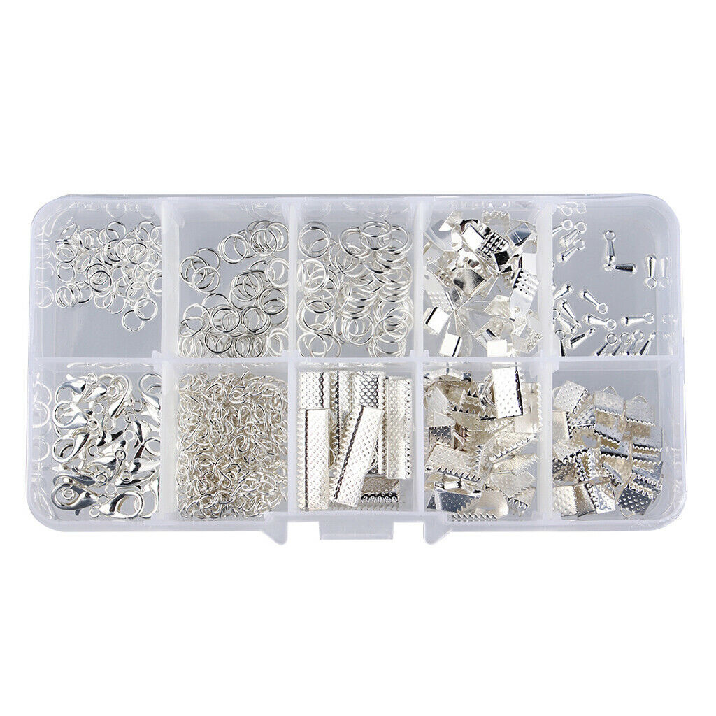 Jewelry Making Starter Kit Set Jewelry Earring Findings+Beading Cord DIY Kit