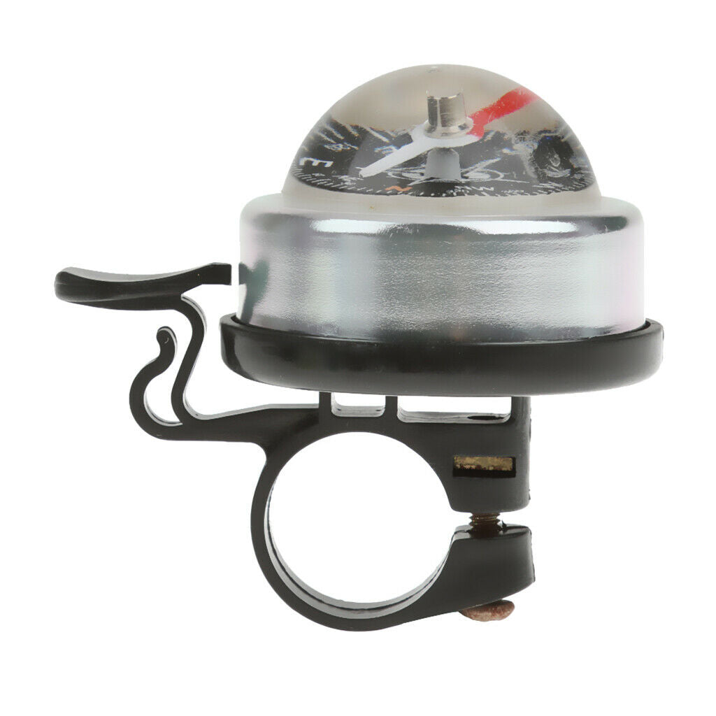 Alloy Loud Bike Ring Bell Kids Bicycle Classic Clear Cycling Compass Safe