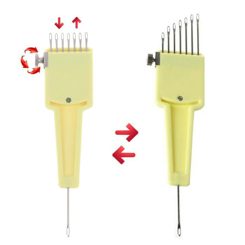 1x7 Needles Adjustable Transfer Tool For 4.5mm/9mm Knitting Sewing MachineY SJ
