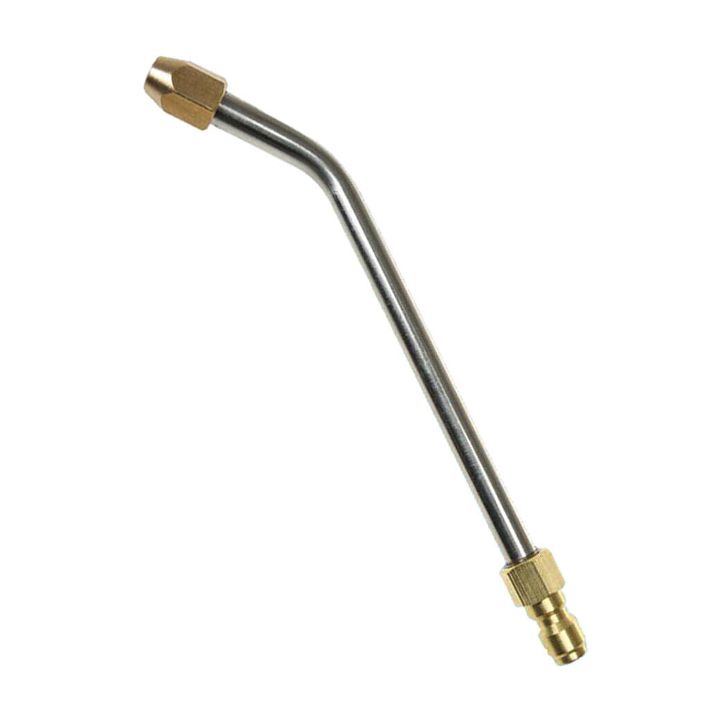 20cm 30° Angled Lance Extension Metal Rod 3600psi 1/4'' Quick Release