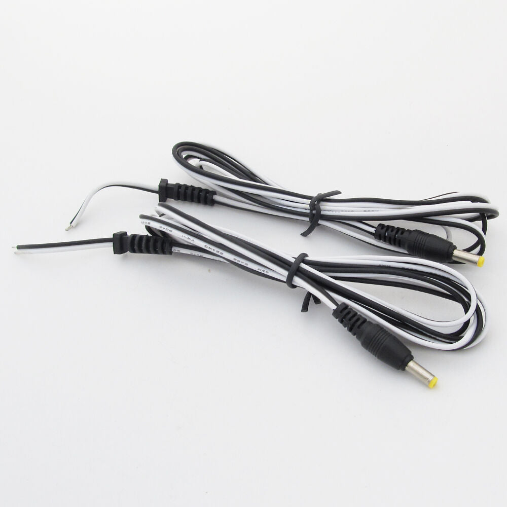 10pcs 5ft/1.5M DC Power Cable 4.0x1.7mm DC Tip Male Plug CCTV Cord Cable 22AWG