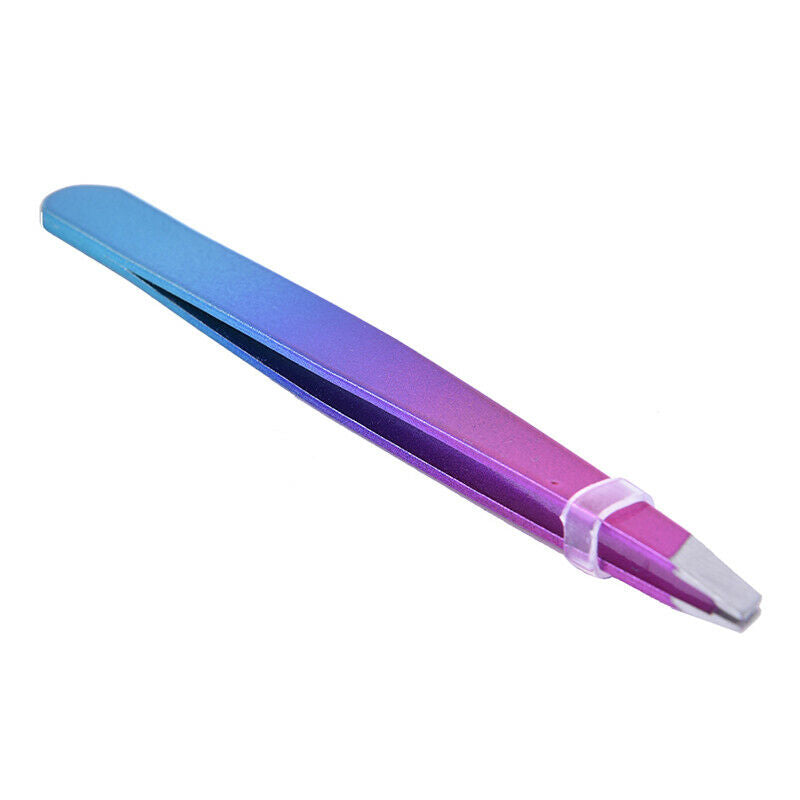 1pcs Stainless Steel Tweezers for Hair Eyebrow Plucker Nail Beauty Slanted.l8