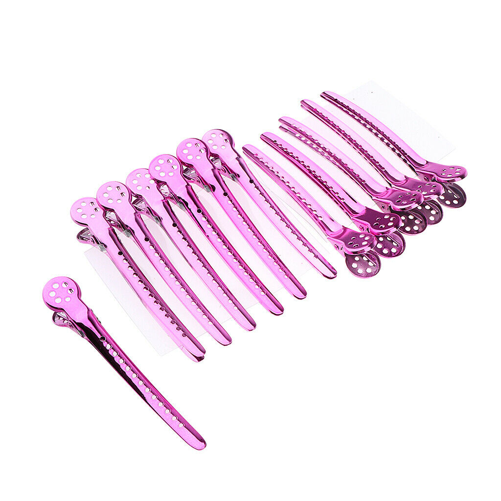 36Pcs Stainless Steel Duck Sectioning Clips Barber Haircut Styling Clamps