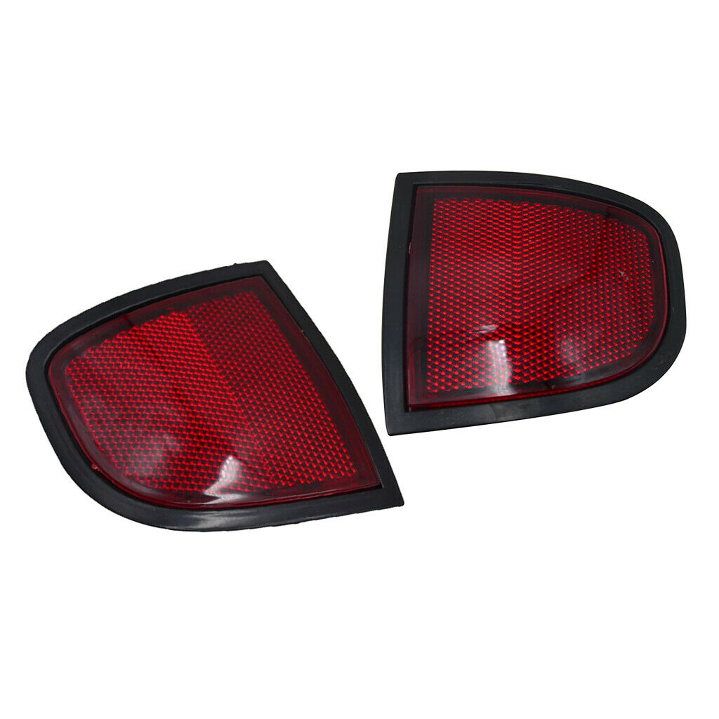 2Pcs Auto Rear Reflector Left & Right LH Red For Mitsubishi L200 2005-2015