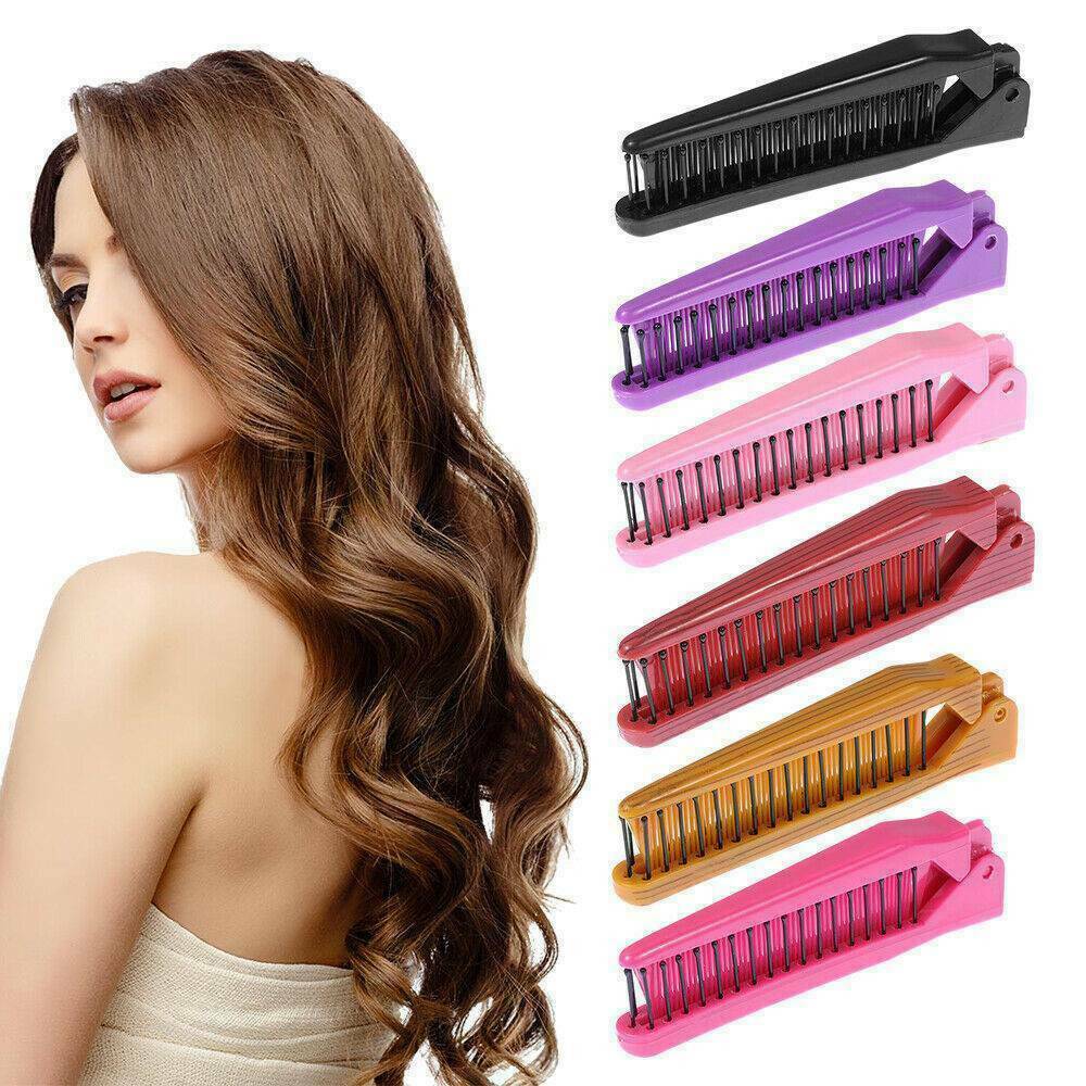 Folding Hair Compact Travel Brush Comb Pocket Size Car Purse Bag Styling Salonâ¤
