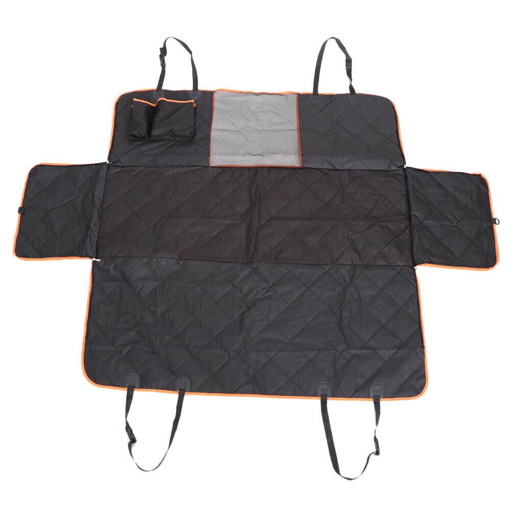 Water-resistant Oxford Pet Dog Cat Car Back Seat Cover Protector Travel