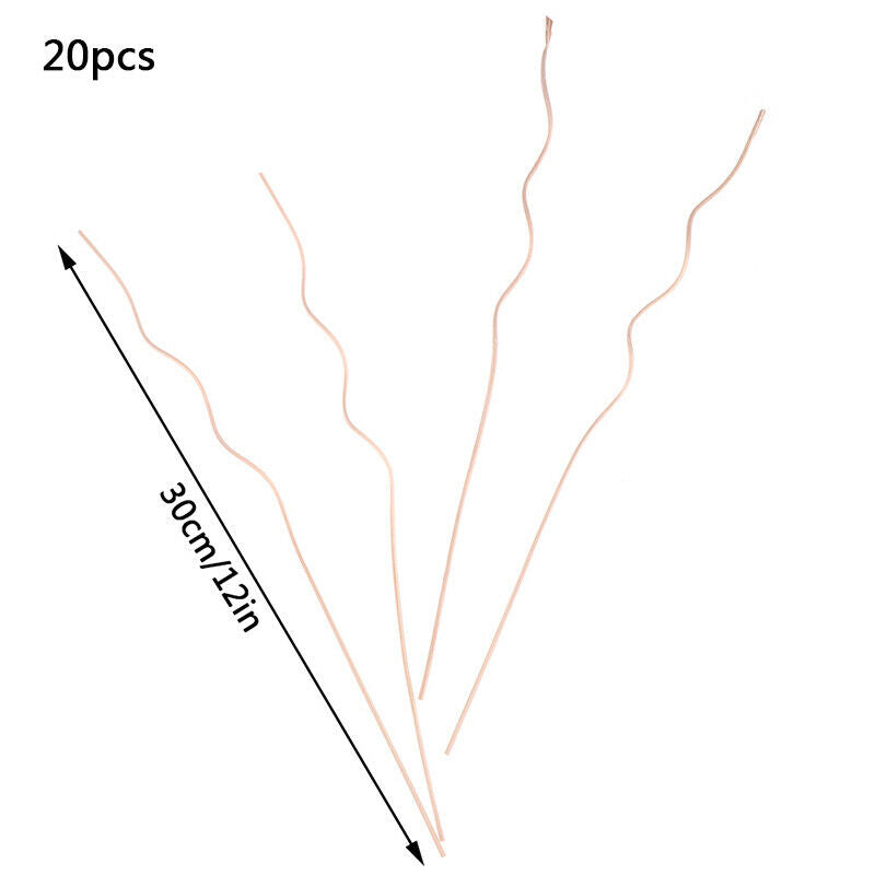 20x Rattan Reed Fragrance Diffuser Home Decor Replacement Stick Refill-.l8