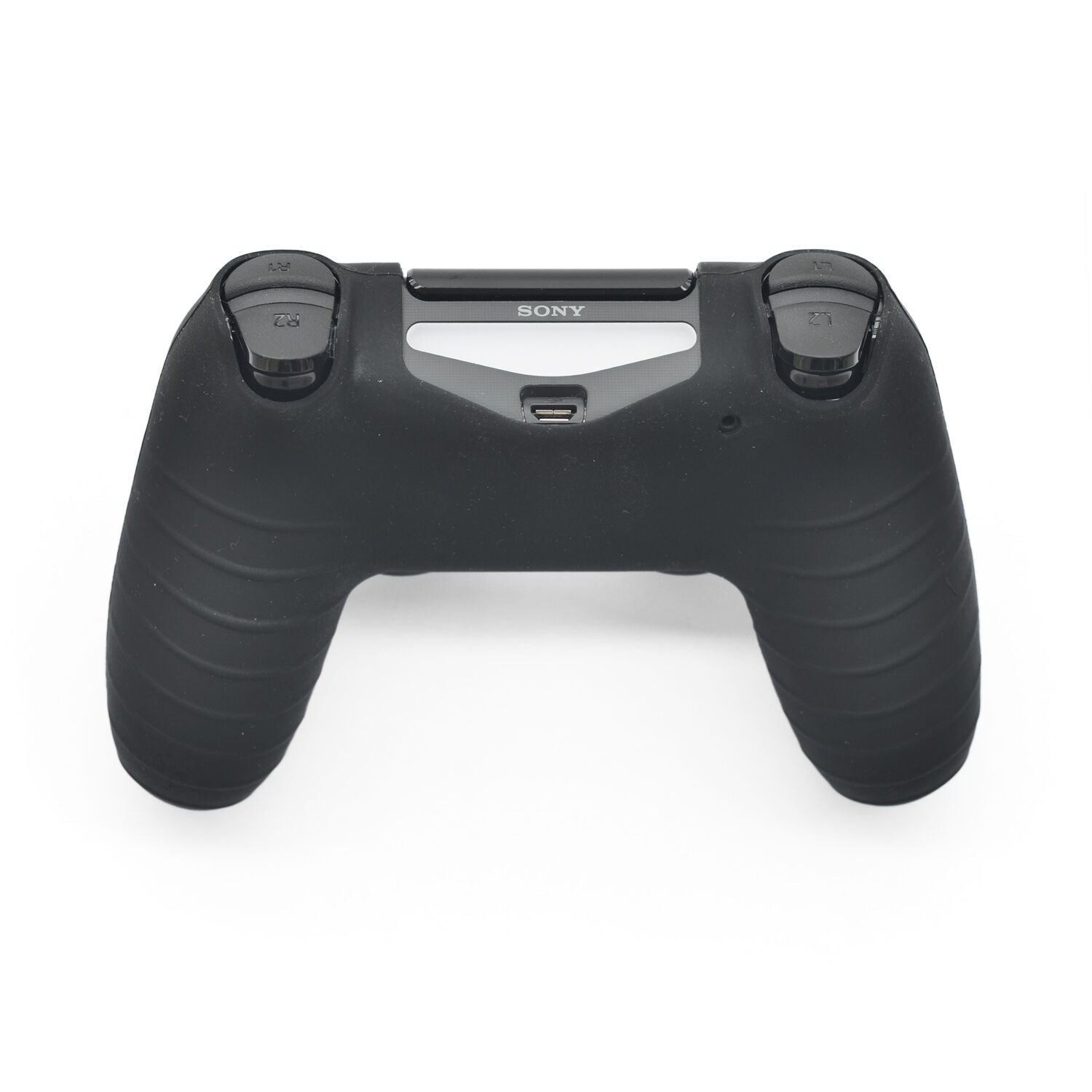Silicone Rubber Soft Skin Gel Cover Case for Playstation 4 PS4 Controller black