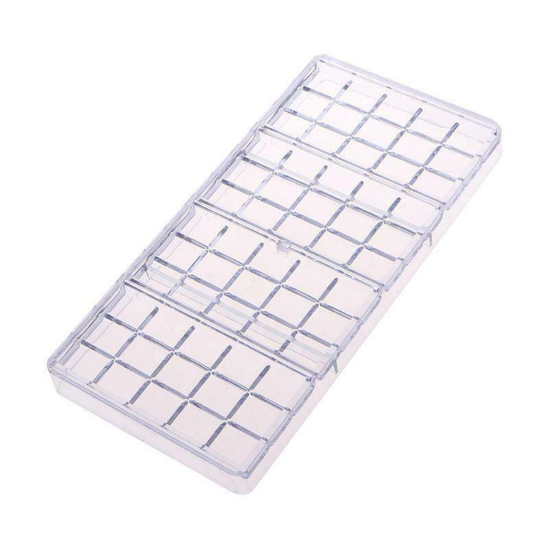 Chocolate Mold Candy Sugar Craft Handmade Tool Clear Hard Plastic PC Mould For